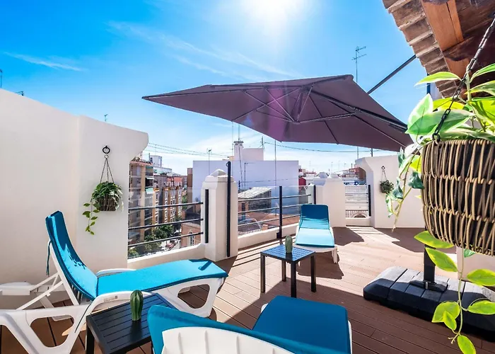 Spacious Penthouse With Massive Terrace Lejlighed Valencia